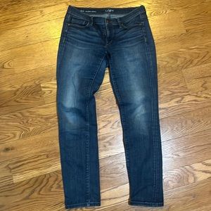 Comfortable as denim and gets. Ann Taylor LOFT modern skinny jeans